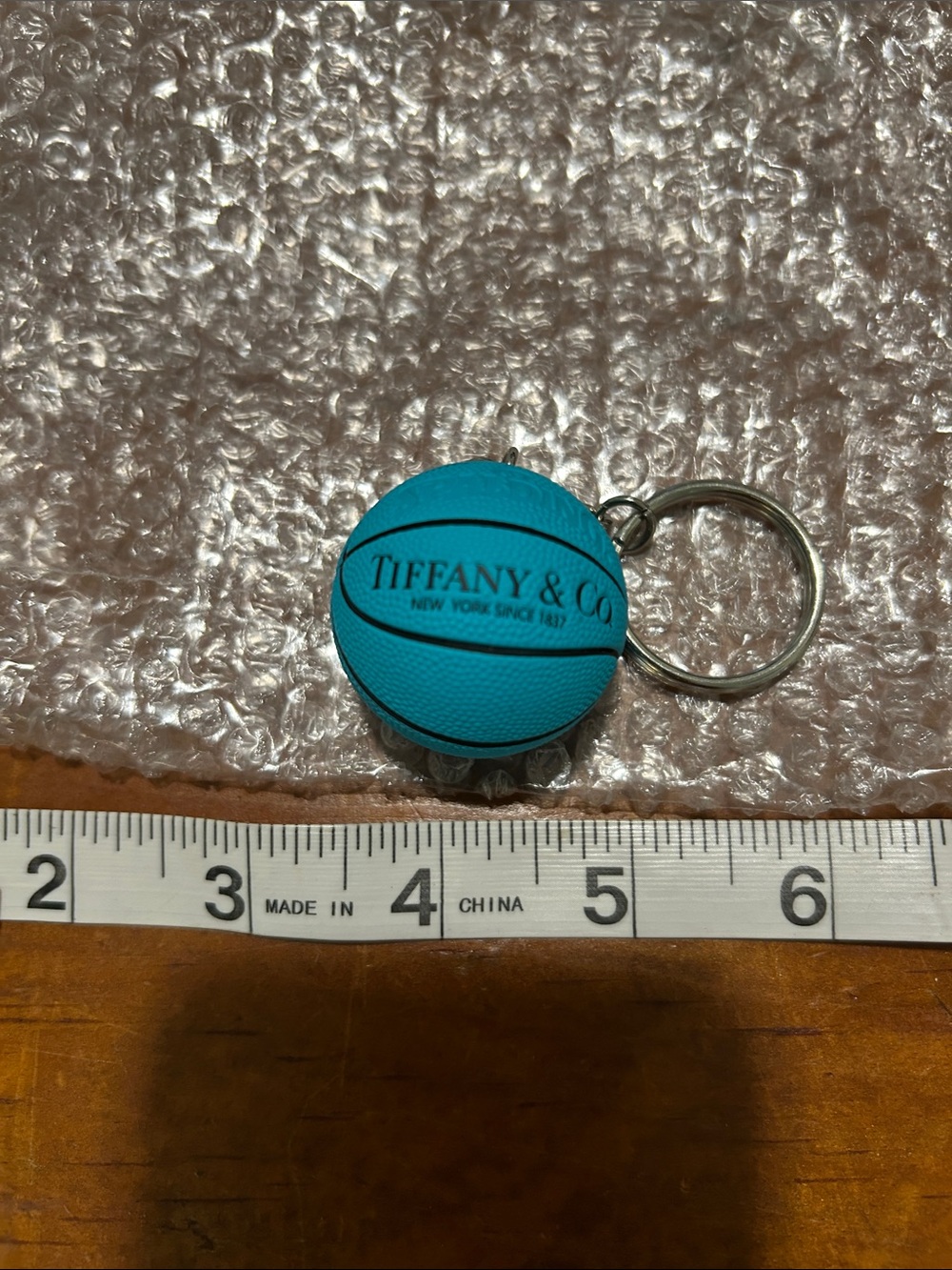 Tiffany & Co. Tiffany Blue Mini Basketball Key Ring